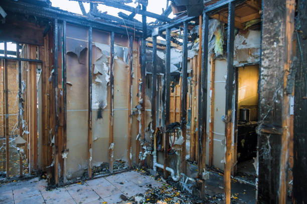 Professional Fire Damage Repair technician working in Lanham, MD